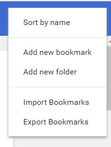 Google Export Bookmarks 